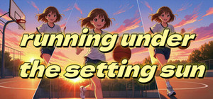 running under the setting sun banner