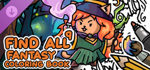 FIND ALL 9: Fantasy - Coloring Book banner