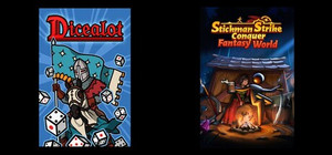 Dicealot & Stickman Strikes: Conquer Fantasy World banner