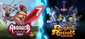Asgard's Fall — Viking Survivors + Royal Revolt Survivors banner