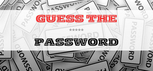 Guess The Password banner