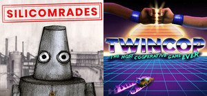 TwinCop × Silicomrades: Wacky Co-op Action banner