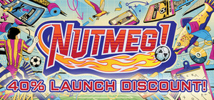 NUTMEG! A Nostalgic Deckbuilding Football Manager banner