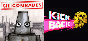 Kickback: Shoot to Move! 👾 x Silicomrades: Arcade Co-Op Shooter banner