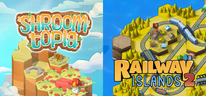 Shroomtopia + Railway Islands 2 - Puzzle banner