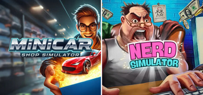 Nerd in Minicar Shop