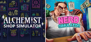 Nerd in Alchemist Shop banner