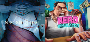 Nerd with Necrologium banner