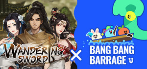 Wandering Sword X Bang Bang Barrage banner