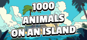 1000 ANIMALS ON AN ISLAND banner