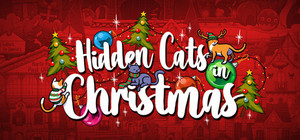 Hidden Cats in Christmas banner