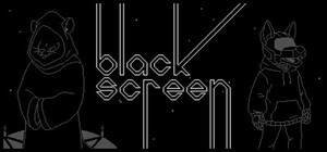 black screen banner