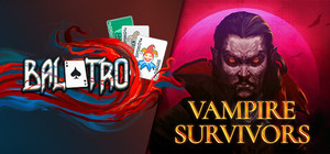 Balatro + Vampire Survivors banner