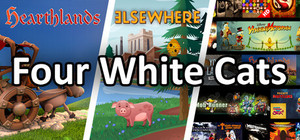 Four White Cats Bundle banner