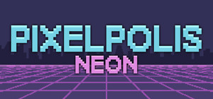 Pixelpolis Neon banner