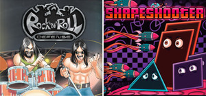 Rock 'N' Roll Defense X Shapeshooter banner