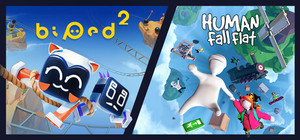 Biped 2 and Human Fall Flat banner