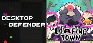 Desktop Defender + Loafing Town banner
