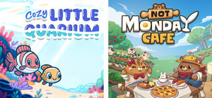Cozy Littlequarium & Not Monday Cafe banner