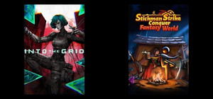 Into The Grid & Stickman Strikes: Conquer Fantasy World banner