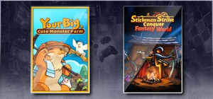 Your Big, Cute Monster Farm & Stickman Strikes: Conquer Fantasy World banner