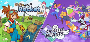 Little Rocket Lab x Cassette Beasts banner