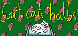 Cut cats' balls banner