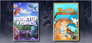 Desktop Fishes & Your Big, Cute Monster Farm banner