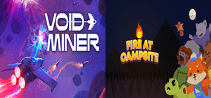 Void Miner X Fire at The Campsite banner