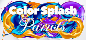 Color Splash: Parrots banner