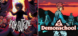 Look Outside x Demonschool banner