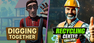 Digging in Recycling Center banner