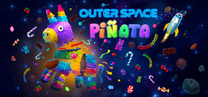 Outer Space Piñata banner