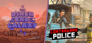 The Diner at the End of the Galaxy and Contraband Police banner
