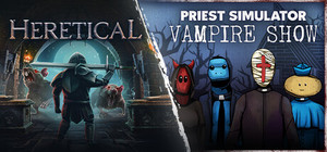 Heretical x Priest Simulator banner