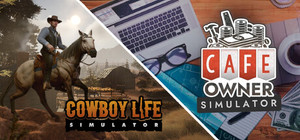 Cowboy in Cafe banner