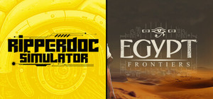 Ripperdoc Simulator and Egypt Frontiers banner