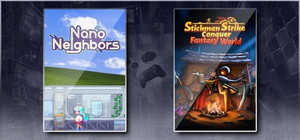 Nano Neighbors & Stickman Strikes: Conquer Fantasy World banner
