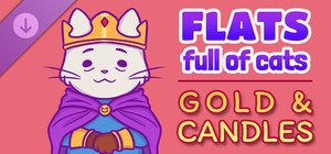 Flats Full of Cats: Gold & Candles banner