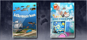 Idlequarium & Let's Minesweeper banner