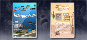 Idlequarium & Cats & Cups banner
