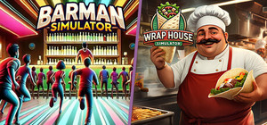 Barman in Wrap House banner