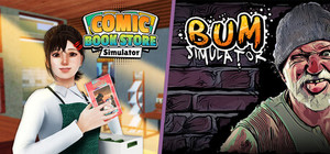 Comic Book Store Simulator and Bum Simulator banner