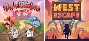 Geki Yaba Runner + West Escape banner