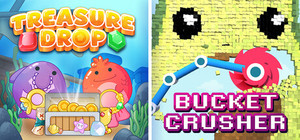 Treasure Drop + Bucket Crusher banner