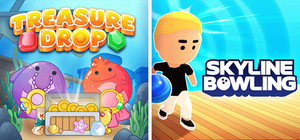Treasure Drop + Skyline Bowling banner