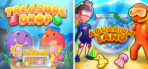 Treasure Drop + Aquarium Land banner