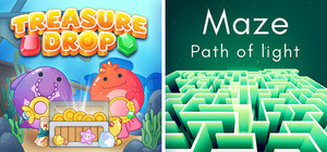 Treasure Drop + Maze: Path of Light banner