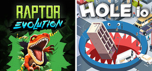 Raptor Evolution + Hole io banner
