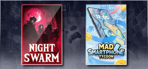 Night Swarm & Mad Smartphone Tycoon banner